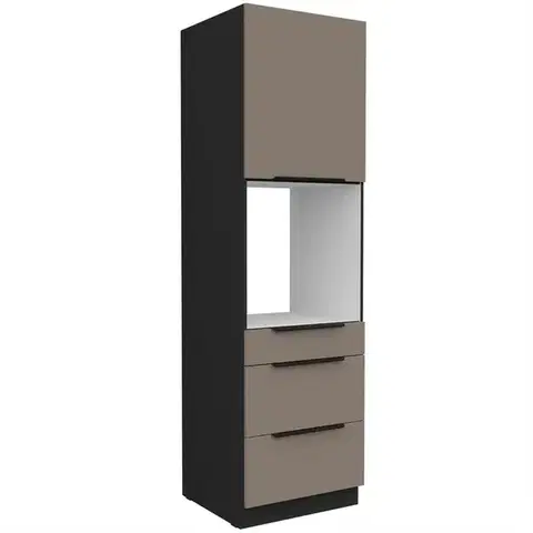 Kuchynské skrinky stojace Kuchynská skrinka Aria-Ta/Bl Anti Fingerprint 60dps-210 1f 3s