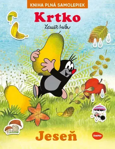 Nalepovačky, vystrihovačky, skladačky KRTKO a JESEŇ - Kniha samolepiek - Alena Viltová,Ema Potužníková,Zdeněk Miler