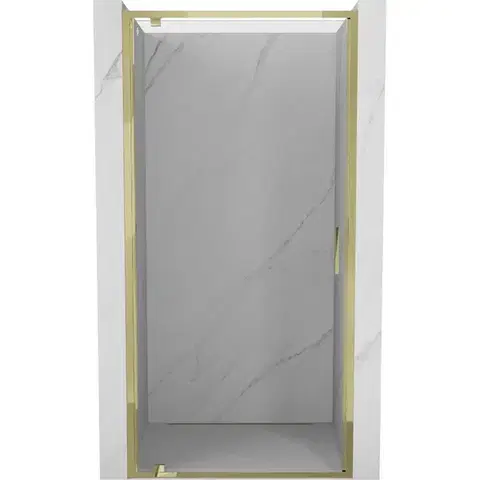 Sprchovacie kúty MEXEN - Exo sprchové dvere krídlové 60, transparent, zlatá 8181-060-000-50-00