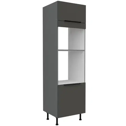 Kuchynské skrinky stojace Kuchynská skrinka Aria-Gr/Ant Anti Fingerprint 60dpm-215 2f