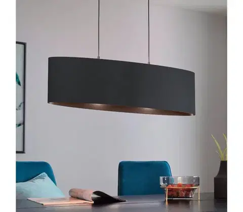 Svietidlá Eglo 99044 - Luster na lanku MASERLO 2xE27/40W/230V 99044
