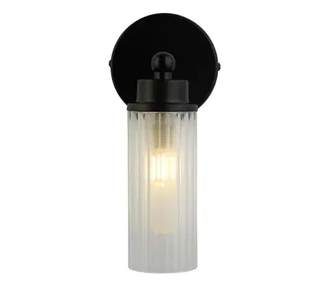 Svietidlá Searchlight 29981BK - Nástenné svietidlo IMPERIAL 1xG9/7W/230V čierne 29981BK