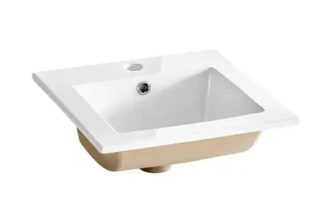 Umývadlá ArtCom Keramické umývadlo SQUARE 42 CFP 9048 B/8023 | biela 40 cm