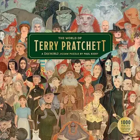 1000 dielikov The World of Terry Pratchett : A 1000-piece Discworld jigsaw puzzle by Paul Kidby