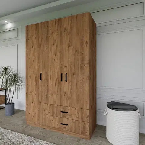 Šatňové skrine Šatníková skriňa Yaman 1600-027 - Walnut