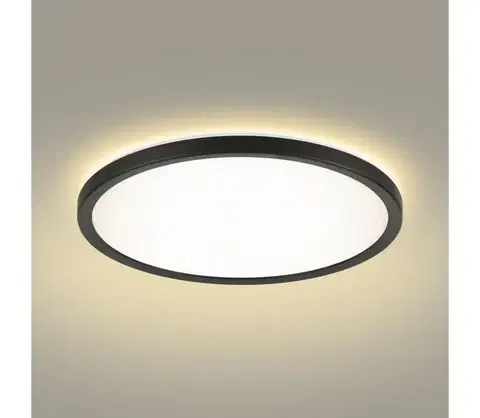 Svietidlá BRILAGI - LED Kúpeľňové svietidlo ULTRA SLIM LED/24W/230V pr. 42 cm čierna IP54 BRI233