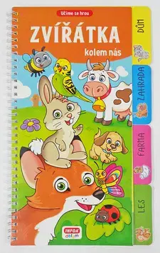 Leporelá, krabičky, puzzle knihy Zvířátka kolem nás
