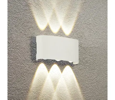 Svietidlá BRILAGI - LED vonkajšie nástenné svietidlo FLAREBOX LED/6W/230V biele IP65 BRI254