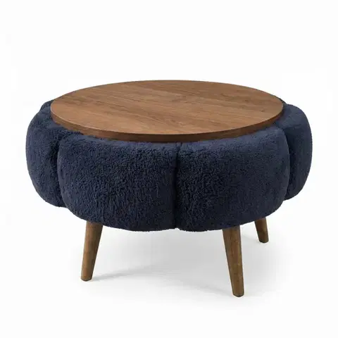 Konferenčné stolíky Konferenčný stolík PAPATYA 60 WALNUT