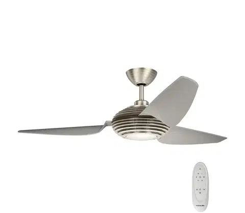 Ventilátory Elstead Kichler KLF-VOYA-60-BS -LED Stmievateľný stropný látor VOYA LED/14W/230V+DO KLF-VOYA-60-BS
