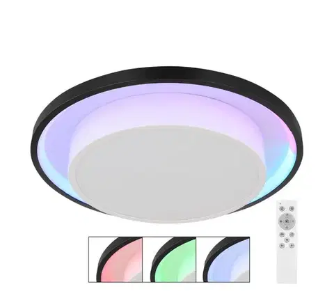 Svietidlá Globo 41390-21 - LED RGBW Stmievateľné stropné svietidlo MORGAN LED/21W/230V + DO 41390-21