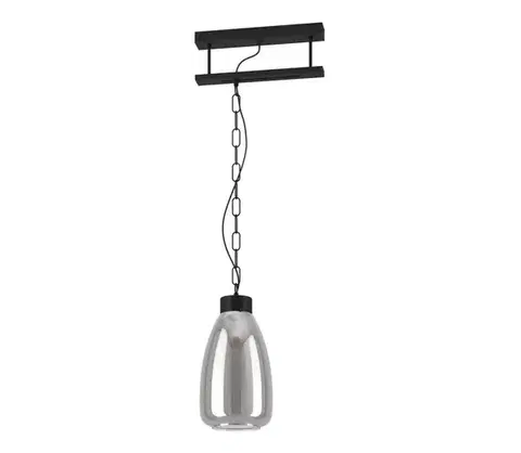 Svietidlá Eglo 43394 - Luster na reťazi BRICKFIELD 1xE27/40W/230V 43394