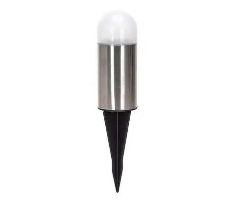LED osvetlenie  B.V.  - LED Solárna lampa LED/0,006W/1,2V 20cm chróm 6500K IP44 B10201NL5