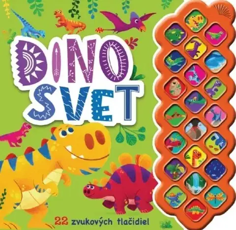Zvukové knihy Dinosvet - 22 zvukových tlačidiel - Hannah Campling