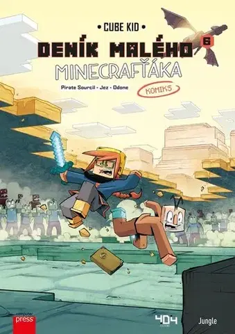 Dobrodružstvo, napätie, western Deník malého Minecrafťáka: komiks 6 - Velké problémy - Cube Kid,Martin Herodek