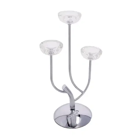 Svietniky Svietnik Elisabeth silver wys. 44,5cm