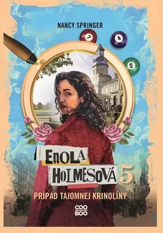 Dobrodružstvo, napätie, western Enola Holmesová 5: Prípad tajomnej krinolíny - Nancy Springerová,Petra Kýšková