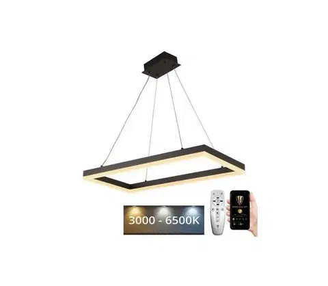 Svietidlá  LED Stmievateľný luster na lanku LED/40W/230V 3000-6500K + dálkové ovládání J4322/B
