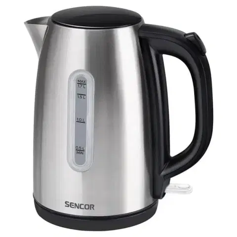 Rýchlovarné kanvice Kinekus Kanvica rýchlovarná SENCOR SWK 1720BK, Nerez 1,7L 2200W