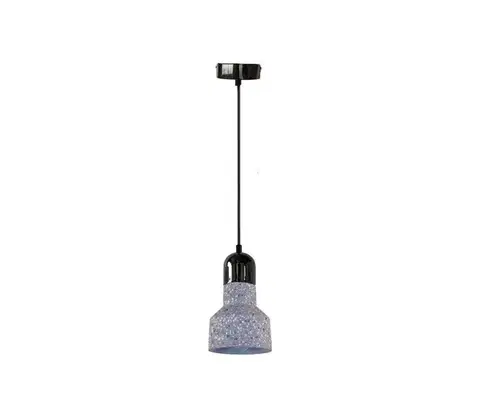 Svietidlá  Luster na lanku TERRAZZO 1xE27/60W/230V pr. 12 cm šedá ME0214R/G