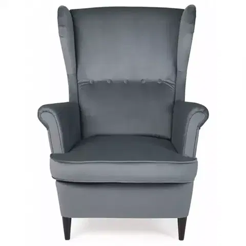 Moderné kreslá Kreslo Royal Bluvel 14/venge