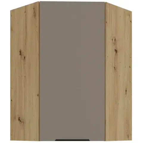 Kuchynské skrinky visiace Kuchynská skrinka Aria-TA/AR anti fingerprint 60X60 GN-90 1F (45°)