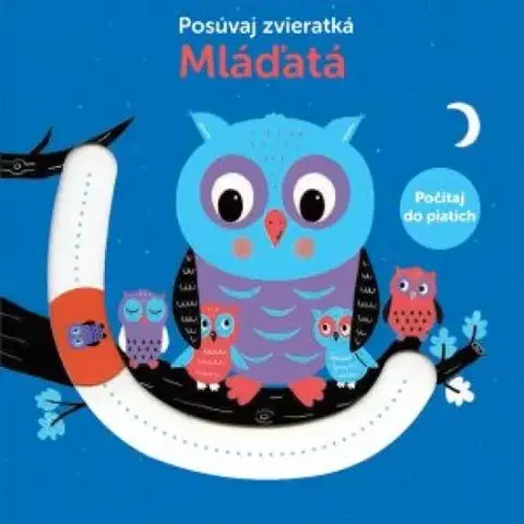 Leporelá, krabičky, puzzle knihy Mláďatá - Posúvaj zvieratká