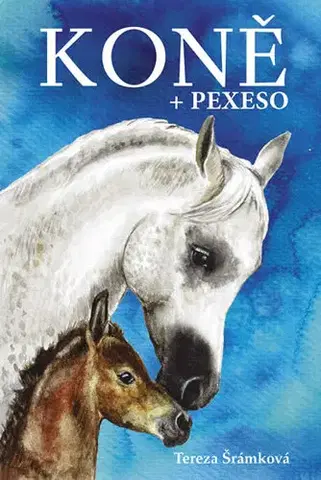 Nalepovačky, vystrihovačky, skladačky Koně + pexeso - Tereza Šrámková