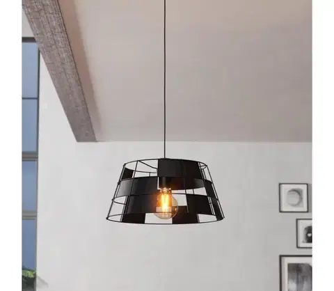 Svietidlá Eglo 43892 - Luster na lanku PONTEFRACT 1xE27/40W/230V 43892