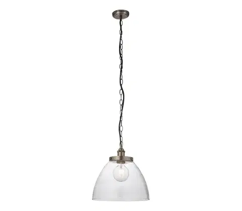 Svietidlá Endon 106896 - Luster na reťazi HANSEN 1xE27/10W/230V matný chróm 106896