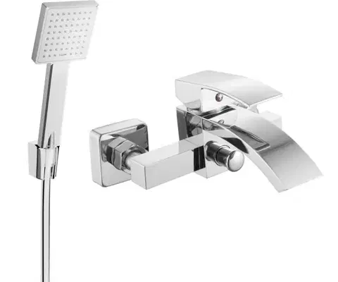 Kúpeľňové batérie MEXEN/S - Libra R45 vaňová batéria s príslušenstvom, chróm 74513R45-00