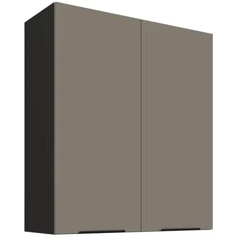 Kuchynské skrinky visiace Kuchynská skrinka Aria-TA/BL anti fingerprint 80G-90 2F