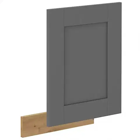 Dvierka a čelá zásuviek pre kuchynske skrinky Dvierka na umývačku Luna dustgrey/artisan 570x446