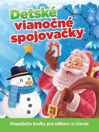 Nalepovačky, vystrihovačky, skladačky Detské vianočné spojovačky