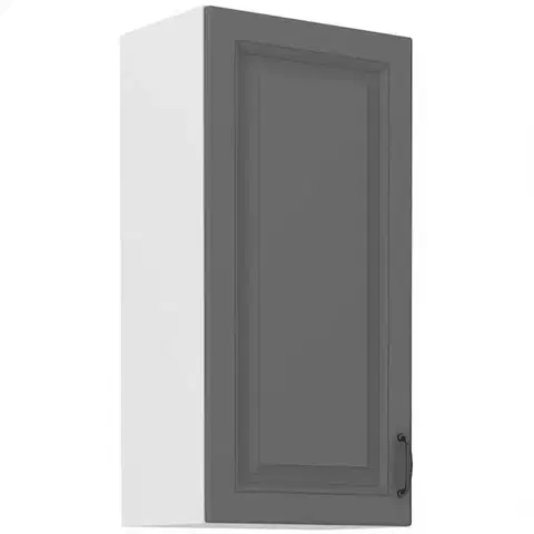 Kuchynské skrinky visiace Kuchynská skrinka Stilo dustgrey/biely 45g/90 1f