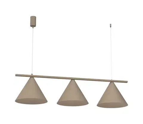 Svietidlá  Závesný luster na lanku CAPITAL 3xGX53/15W/230V béžový MLP2473