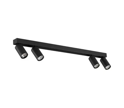 Svietidlá Ideal Lux - LED Bodové svietidlo PROFILO 4xGU10/7W/230V čierna 328195