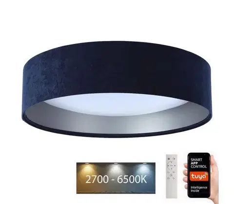 Svietidlá  LED Stropné svietidlo SMART GALAXY LED/36W/230V Wi-Fi Tuya modrá/strieborná + DO 
