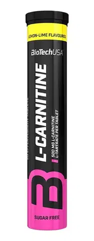 L-Karnitíny L-Carnitine 500 mg šumivý - Biotech USA 20 tbl Čučoriedka-Malina