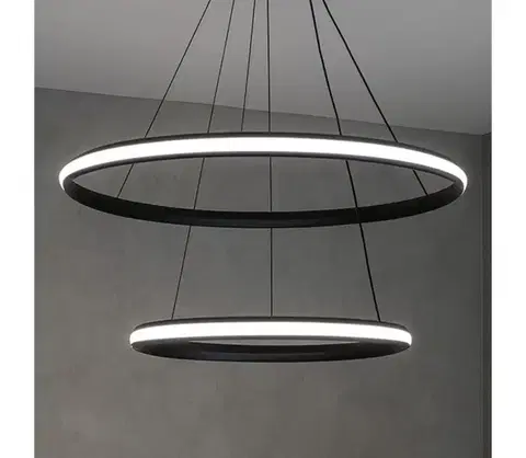 Svietidlá  Stmievateľný LED luster s lankom LED/90W/230V 3000-6500K pr. 60 cm + diaľkové ovládanie TA2306/B