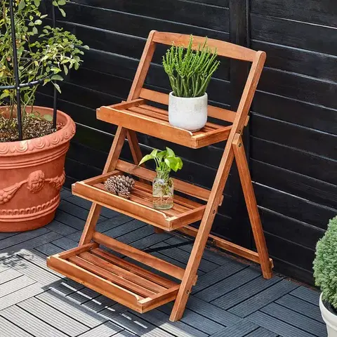 Stojany na kvetiny Kvetinový regál D3758 Dekorhome