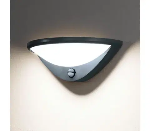 Svietidlá Eglo 97312-LED Vonkajšie svietidlo so senzorom BELCREDA LED/9,3W/230V IP44 97312