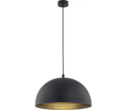 Svietidlá Argon 8242 - Luster na lanku BONITA 1xE27/15W/230V čierna 8242