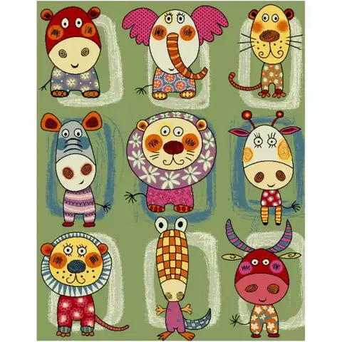 Koberce pre deti Koberec Kids Diamond 0,8/1,5 21065 40