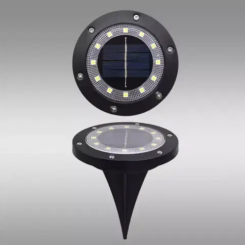 Solárne dekoračné lampy Solárna lampa Sagita Dyski x4 46833
