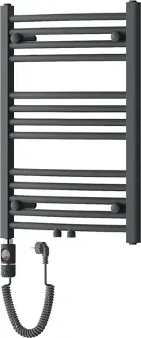 Radiátory do kúpeľne MEXEN/S - Ares radiátor + vykurovacia tyč 700 x 500 mm, 300 W, antracit W102-0700-500-2300-66
