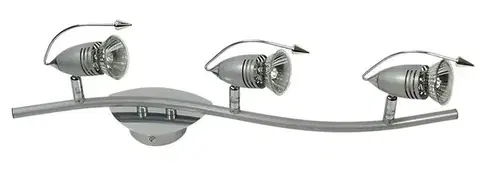 Stropná svetla Stropné svietidlo Thunder 3*50W GU10 230V antracitovo chrómové
