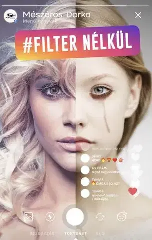 Pre dievčatá Filter nélkül - Dorka Mészáros
