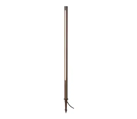 Záhradné lampy Zam E280 - LED Vonkajšia lampa LED/15W/230V IP65 hnedá E280