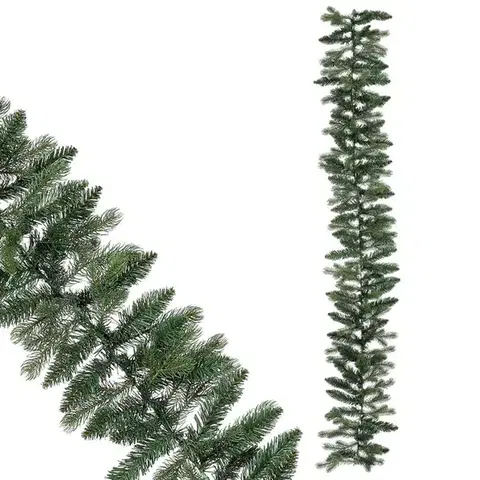 Vianočné dekorácie Vianočná smreková girlanda, 180 cm, zelená